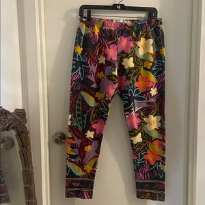 Johnny Was JW Los Angeles large Bright Floral Leggings